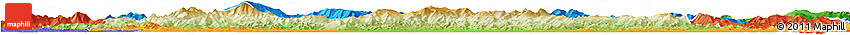 Physical Horizon Map of Tonghe, political outside