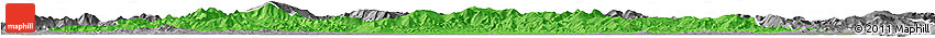 Political Horizon Map of Tonghe, desaturated
