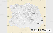 Classic Style Map of Tonghe, single color outside