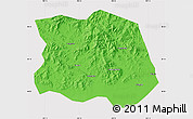 Political Map of Tonghe, cropped outside