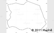 Blank Simple Map of Tonghe, cropped outside, no labels