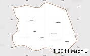 Classic Style Simple Map of Tonghe, cropped outside