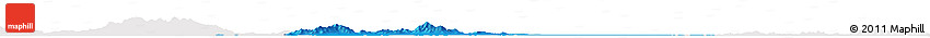 Political Horizon Map of Tongjiang, cropped outside
