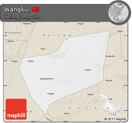 Classic Style Map of Wangkui