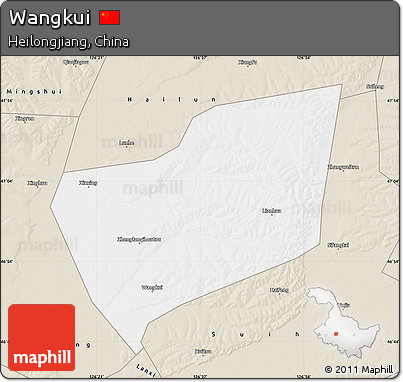 Classic Style Map of Wangkui