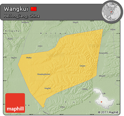 Savanna Style Map of Wangkui