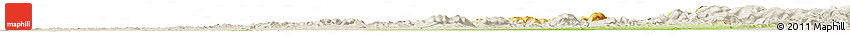 Physical Horizon Map of Wuchang, shaded relief outside