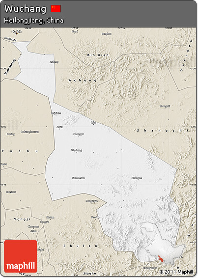 Classic Style Map of Wuchang