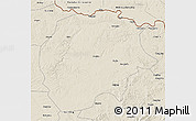Shaded Relief 3D Map of Xunke