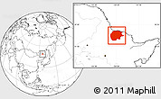 Blank Location Map of Xunke