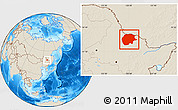 Shaded Relief Location Map of Xunke