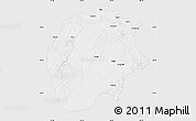 Silver Style Map of Xunke, single color outside