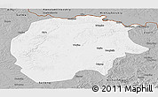 Gray Panoramic Map of Xunke