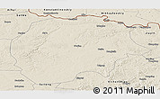 Shaded Relief Panoramic Map of Xunke