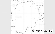 Blank Simple Map of Xunke, no labels