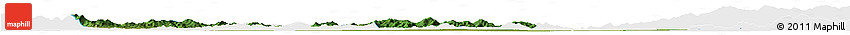 Satellite Horizon Map of Yanshou, single color outside