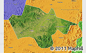 Satellite Map of Yanshou, political outside
