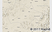 Shaded Relief Map of Yanshou