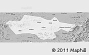 Gray Panoramic Map of Yanshou