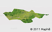 Satellite Panoramic Map of Yanshou, cropped outside