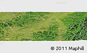Satellite Panoramic Map of Yanshou