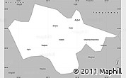 Gray Simple Map of Yanshou