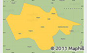 Savanna Style Simple Map of Yanshou