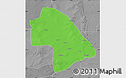 Political Map of Zhaodong, desaturated