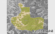 Satellite Map of Zhaozhou, desaturated