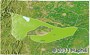 Physical 3D Map of Anyang, satellite outside