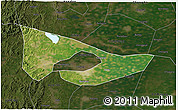 Satellite 3D Map of Anyang, darken