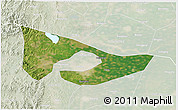 Satellite 3D Map of Anyang, lighten