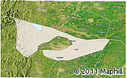 Shaded Relief 3D Map of Anyang, satellite outside