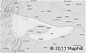 Silver Style 3D Map of Anyang