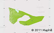 Physical Map of Anyang, cropped outside