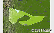 Physical Map of Anyang, darken