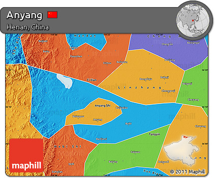 Political Map of Anyang