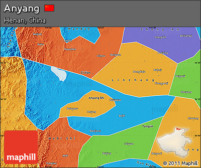 Political Map of Anyang