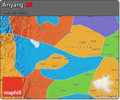 Political Map of Anyang