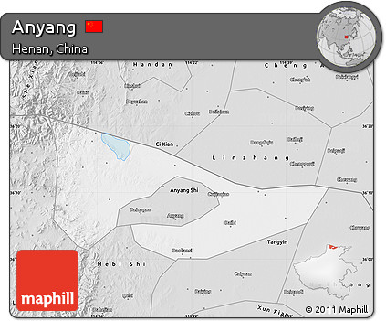 Silver Style Map of Anyang