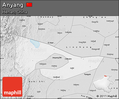 Silver Style Map of Anyang