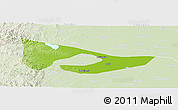 Physical Panoramic Map of Anyang, lighten