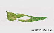 Satellite Panoramic Map of Anyang, cropped outside