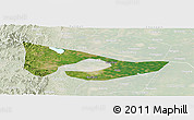 Satellite Panoramic Map of Anyang, lighten