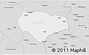 Silver Style 3D Map of Dancheng