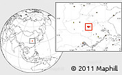 Blank Location Map of Dancheng
