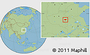 Savanna Style Location Map of Dancheng