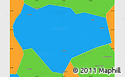 Political Simple Map of Dancheng