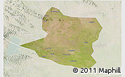 Satellite 3D Map of Deng Xian, lighten