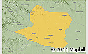 Savanna Style 3D Map of Deng Xian